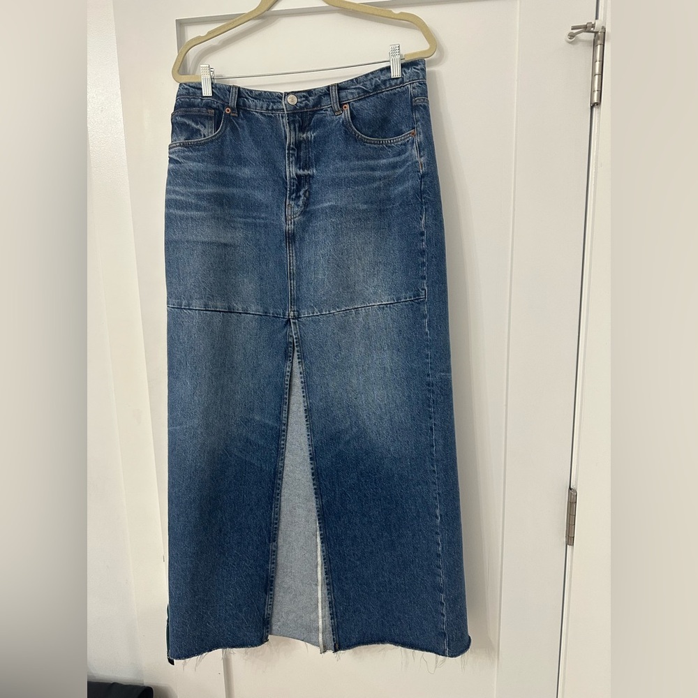 Reformation Tazz maxi skirt with Vintage Wash